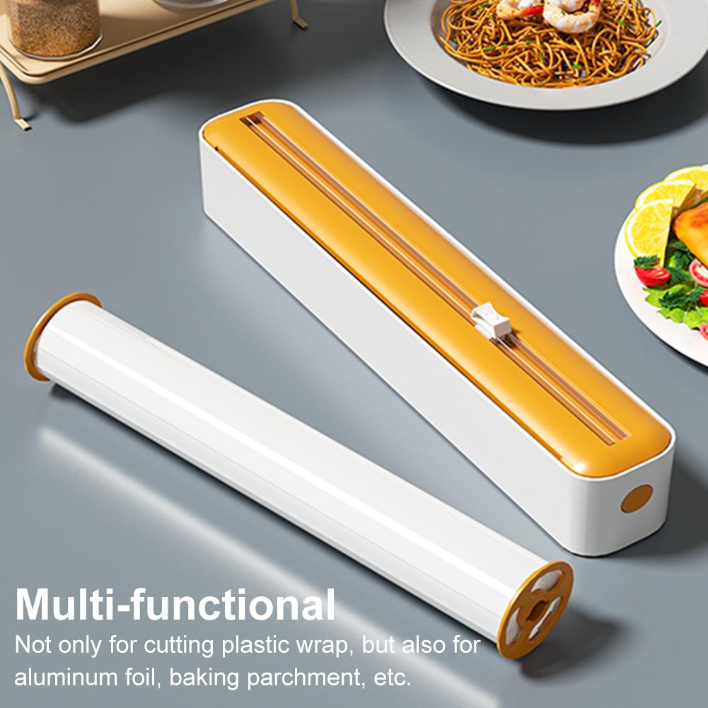Frischhaltefolien-Spender mit Schneider Lebensmittelfolie Schneider Magnetische Folien-Aufbewahrungsbox Folien-Spender Küchenzubehör