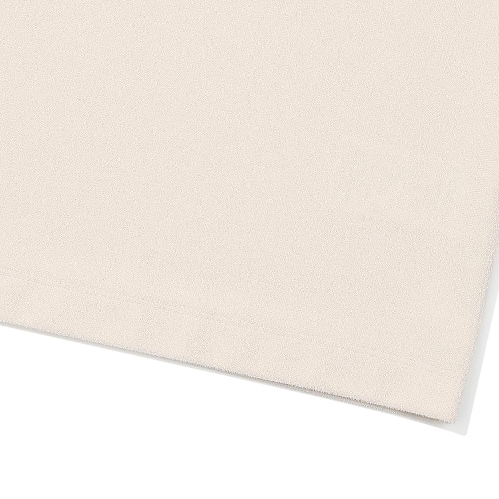 MALBON GOLF Premium Terry Open-Neck T-Shirt Cream (Man)