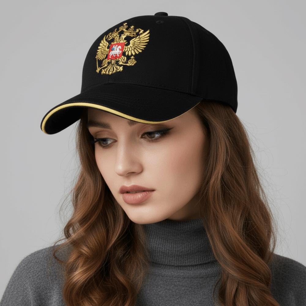 Fashion Russian Emblem Embroidered Baseball Cap Cotton Hip Hop Snapback Cap Adjustable Baseball Hats For Man Women Unisex