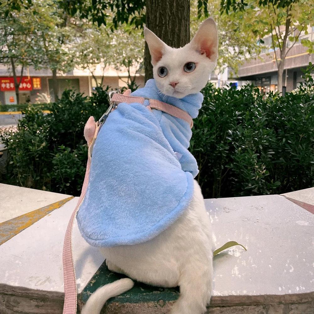 Warme dicke Sphynx-Katzenkleidung für Katzen Gotas Winter-Haustierpullover Persische Chinchilla-Kapuzenpullover Hund Haustiere Kleidung Katzenkleidung