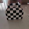 12pcs Checkered Gift Boxes with Handle Black and White Checker Racing Treat Boxes Folden Cardboard Boxes Race Car Theme Party Favors Boxe