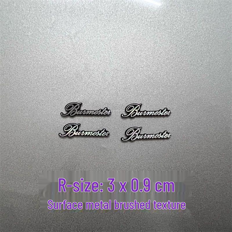 Dekorative Metallaufkleber für Auto-Audio-Lautsprecher von Bose, Harman Kardon, JBL.