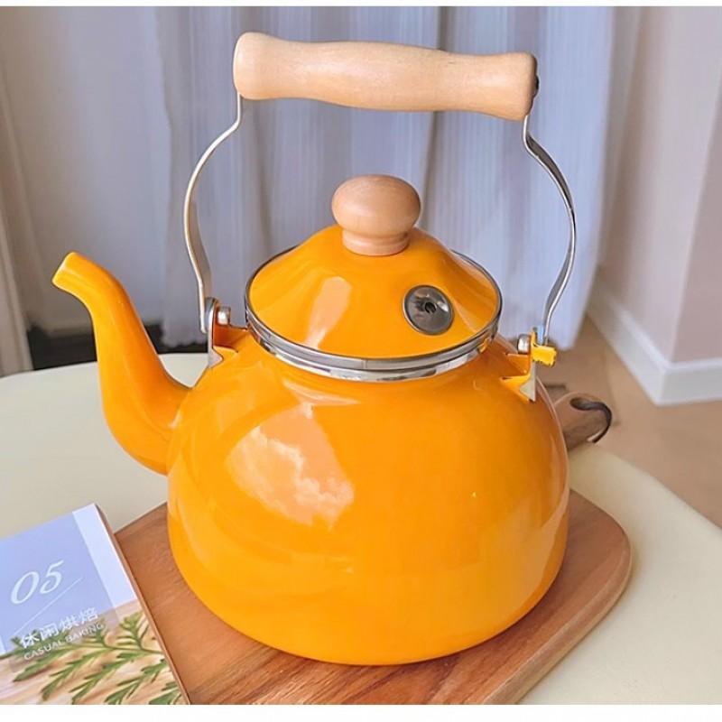 2.5L Enamel Whistling Kettle Stove