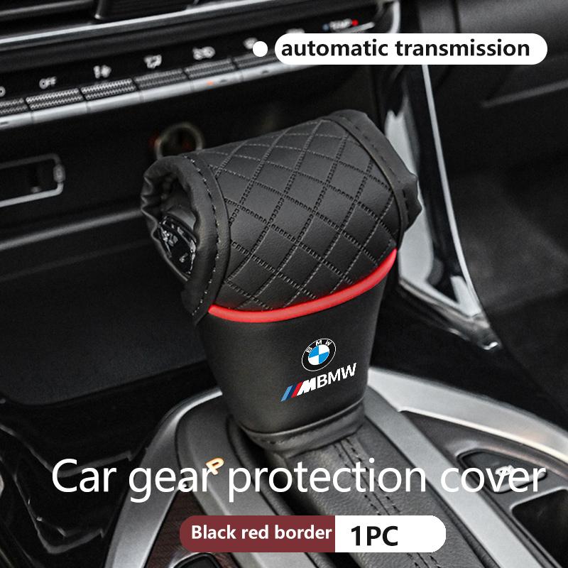 Leather Car Gear Shift Sleeve Knob Protective Cover For BMW M Performance E36 E46 E60 E90 E91 E92 E93 F30 F20 SU1