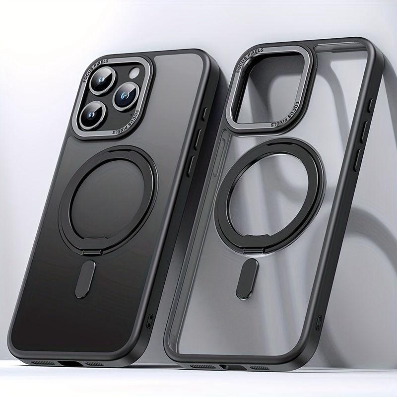 360° Magnetic Stand for iPhone 15 14 13 12 Pro Max Case Support for MagSafe MIL-Grade Drop Protection with Rotatable Magnet Ring