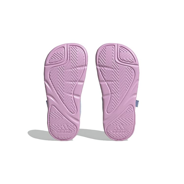 adidas Duramo Sandals Slides Slip Resistant Abrasion Resistant Children's Sandals Blue Pink Kids' HP5834