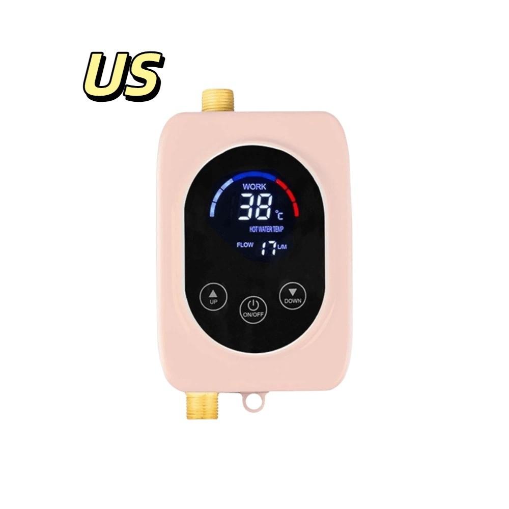 3800W Wall Mounted Electric Water Heater Quick Heating Instant Water Heater for 220V Balcony Use