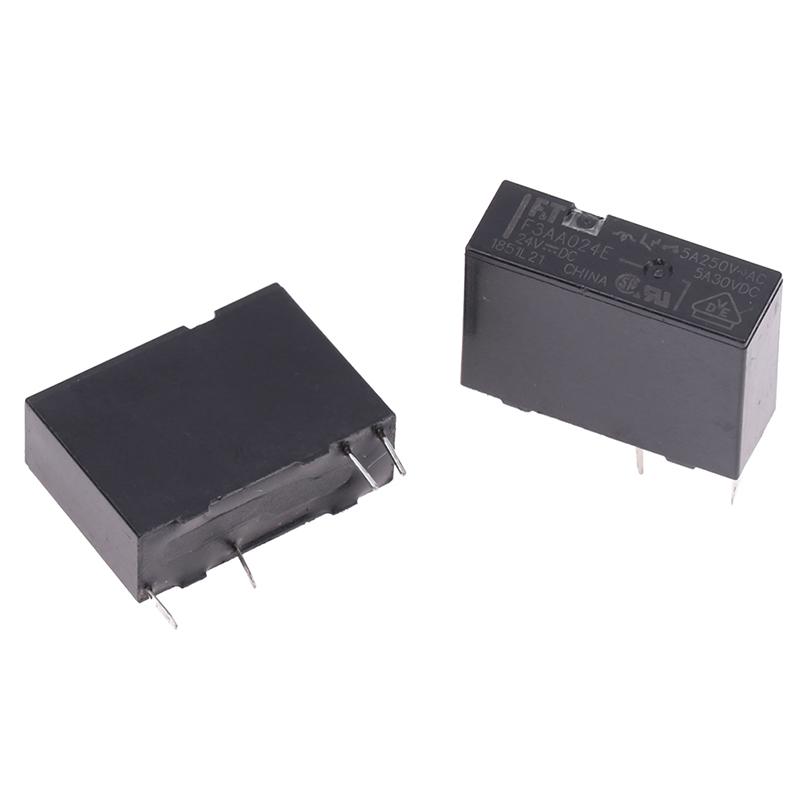 Relais 24V F3Aa024E 5A 24Vdc F3Aa012E F3Aa005E, relais normalement ouvert 4 pieds 5A, 5 pièces