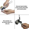 Double Sided Golf Club Cleaner Brush With Nylon And Metal Bristles Golf Cleaning Brush For Effective Grooves Cleaning