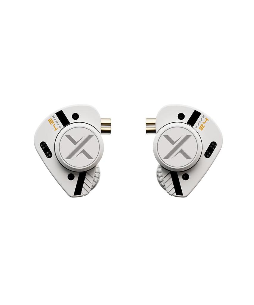 Fanmusic ooopusX Op.24 2DD Plus 4BA Hybrid In-Ear Headphones HiFi Wired Monitor Earphones 3.5mm Microphone