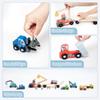UMU Construction Vehicle Miniature Educational Emergency Vehicle Work Vehicle Toy for Boys Ages 3 and Various Vehicles Working Toy Wooden Set, Cars,