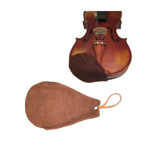 Vio Music Chin Rest Cover for Violin/Viola (Brown)