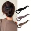 Minimalistischer Haarclip mit Verdrehung für ein glattes Einteiler-Design, Sicherer Haarspange für dickes dünnes Haar, Haarschmuck in Unifarben (Schwarz/Braun/Beige), ODER