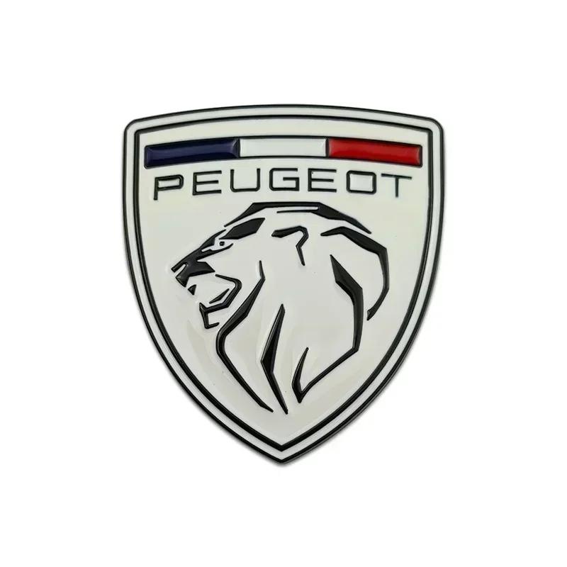 Car Body Fender Side Metal Emblem Rear Trunk Badge Sticker for Peugeot 406 405 205 3008 206 5008 308 208 408 508 407 107 307
