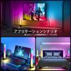 RGB Desk Lamp with Music-Synced Rhythm Light, Dimmable via Smartphone App or Remote Control, Voice Activated Mode, Gaming Desk/PC Monitor Back, Indire