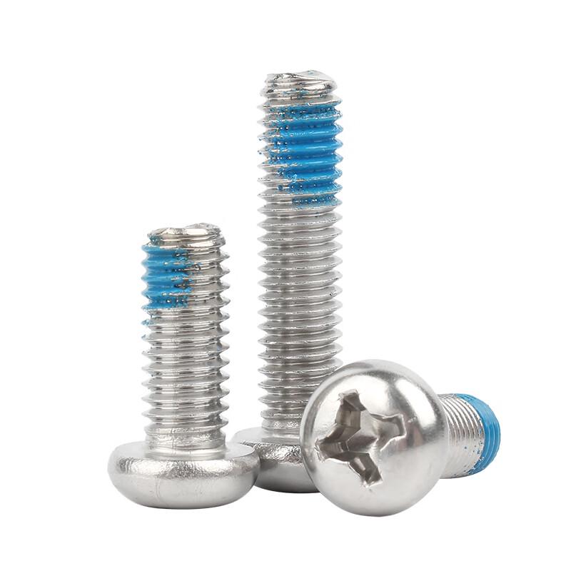 Guanwanji 304 Stainless Steel Pan Head Screws with Threadlocker