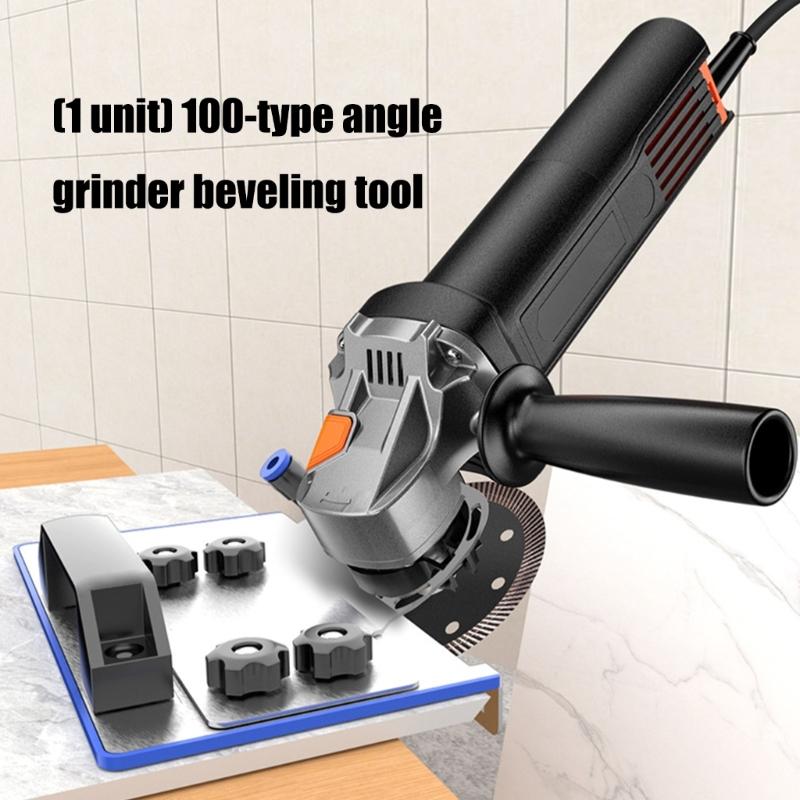 Professional Tile Cutter Attachments For 100-Type Angle Grinders Metal Construction Adjustable Guide