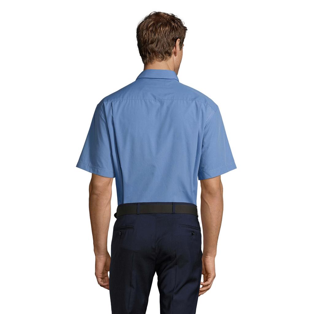 Mens Bristol Poplin Short-Sleeved Shirt