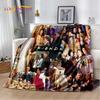 Friends TV Show D Printed Plush Throw Blanket Soft Flannel for Bedroom Living Room Sofa Picnic  Cozy Cover