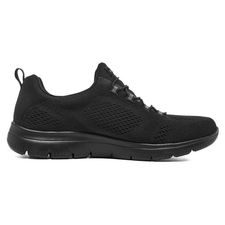 Skechers Summits Series Comfortable Low-Top Casual Shoes Women sneakers Black 149523-BBK