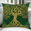 Tree Of Life Cushion Cover Birthday Anniversary Gifts Double Sided Printed Zipper Cushion Cover Soft Skin Bedding