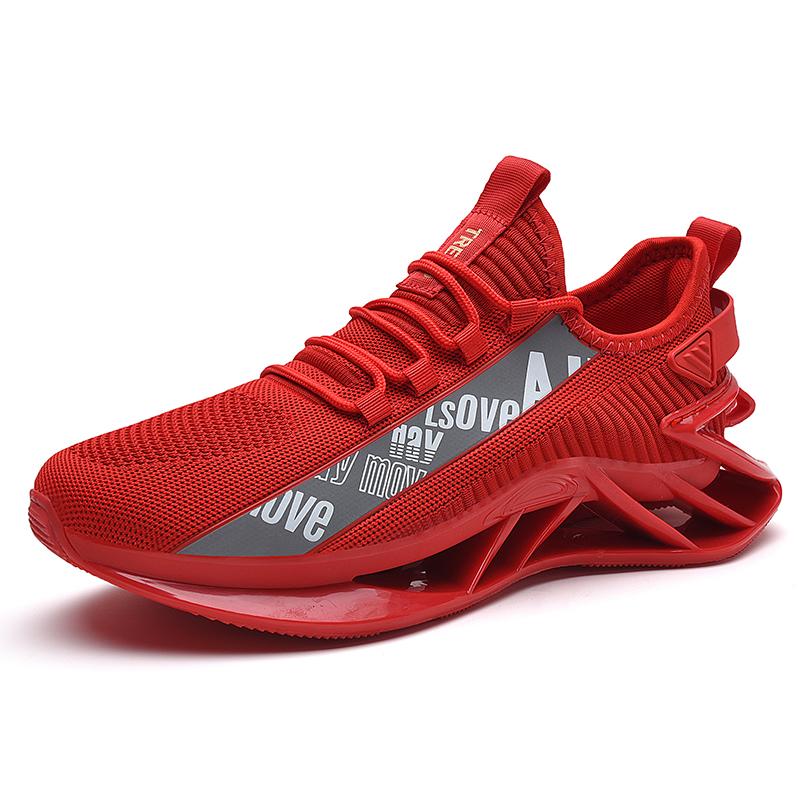 TUINANLE Men Shoes Comfortable Casual Sneakers Fashionable Platform Breathable Couple Running Shoes Black Walking Sneakers