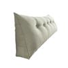 Headboard Wedge Pillow Triangular Headboard Cushion with Side Pocket Bed Bolster Pillow with Removable Cover for Daybed Reading Working Relaxing