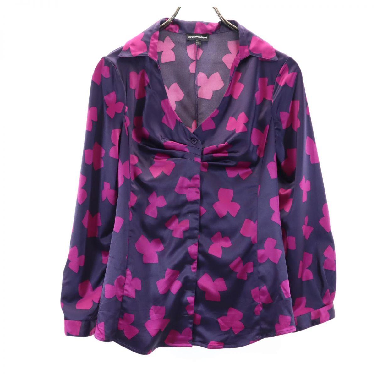 

Emporio Armani Рубашка с длинным рукавом 40 Фиолетовый Женская Б/У