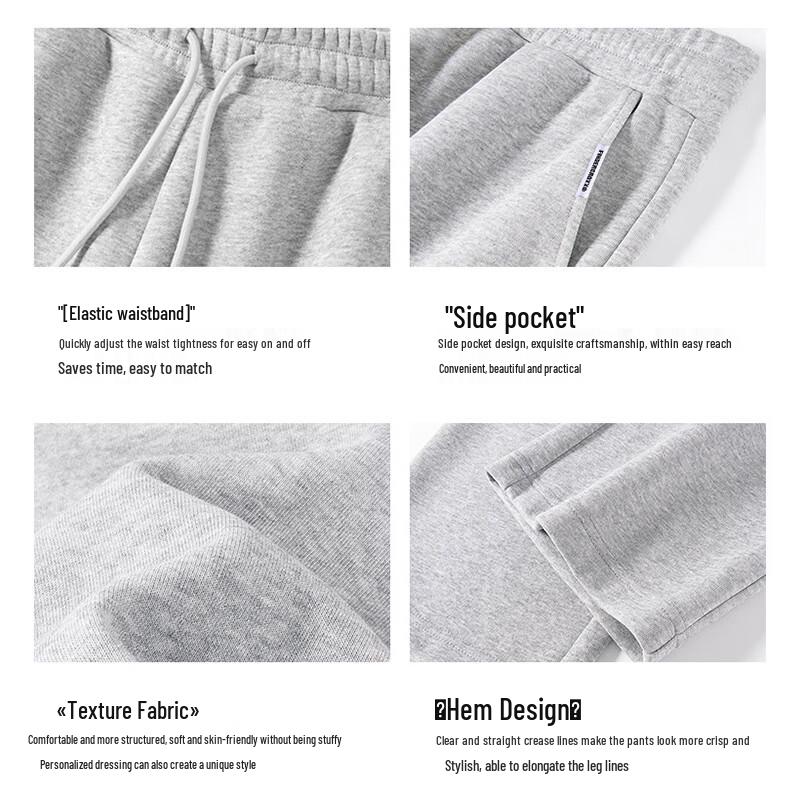 Fingercroxxit Men's Fleece-Lined Straight-Leg Casual Pants