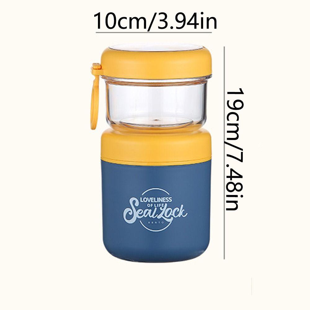 Sealed Food Thermos Container Leak Proof Stainless Steel Breakfast Bowl Portable Lunch Box  Salad