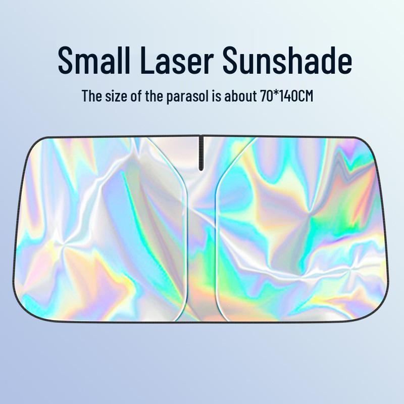 Car Laser Sunshade: Summer Windshield Sunscreen & Heat Insulation Visor