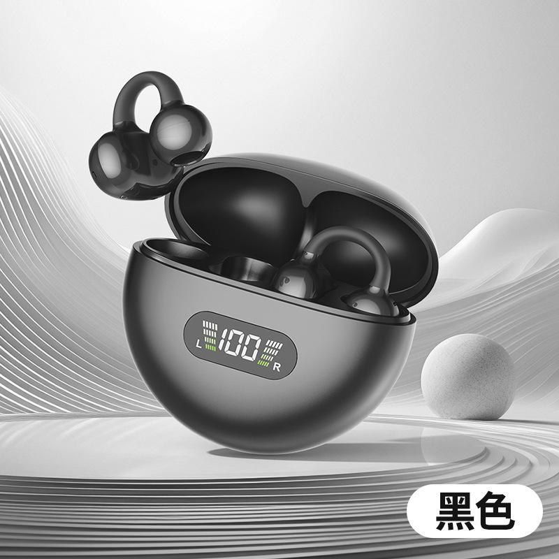 New Ear Clip Bluetooth Headset Bone Conduction Open Sports Wireless Not In the Ear