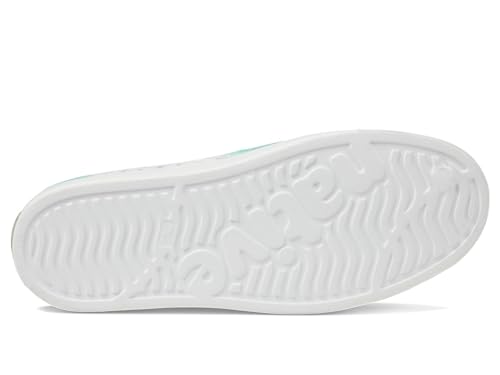 Native Shoes Jefferson Bloom Print Water Shoes, Shell White/Shell White/Ocean Waves, Size 24.5 cm D