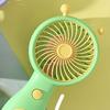 Mini Portable Fan ABS Cute Snail USB Rechargeable Quiet Small Handheld Desk Fan for Home Travel