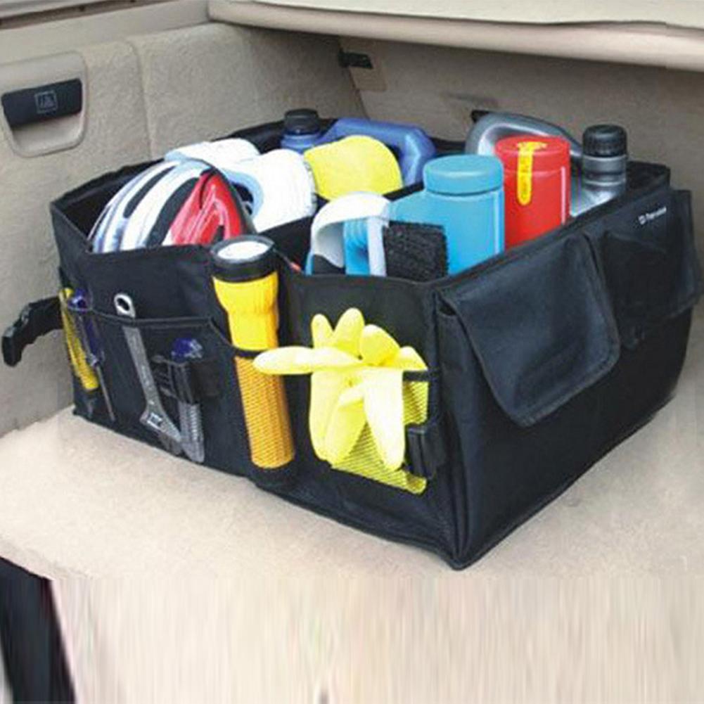 Foldable Multipurpose Cargo Trunk Organizer Car Storage Bag with Handles