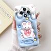 For OPPO Reno 12F 5G Case CPH2637 Lovely Panda Rabbit Liquid Silicone Durable Back Cover For OPPO Reno12F Reno12 FS F27 5G Coque