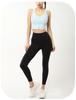 Women's Front Zipper High-Impact Sports Bra with Beautiful Back Design