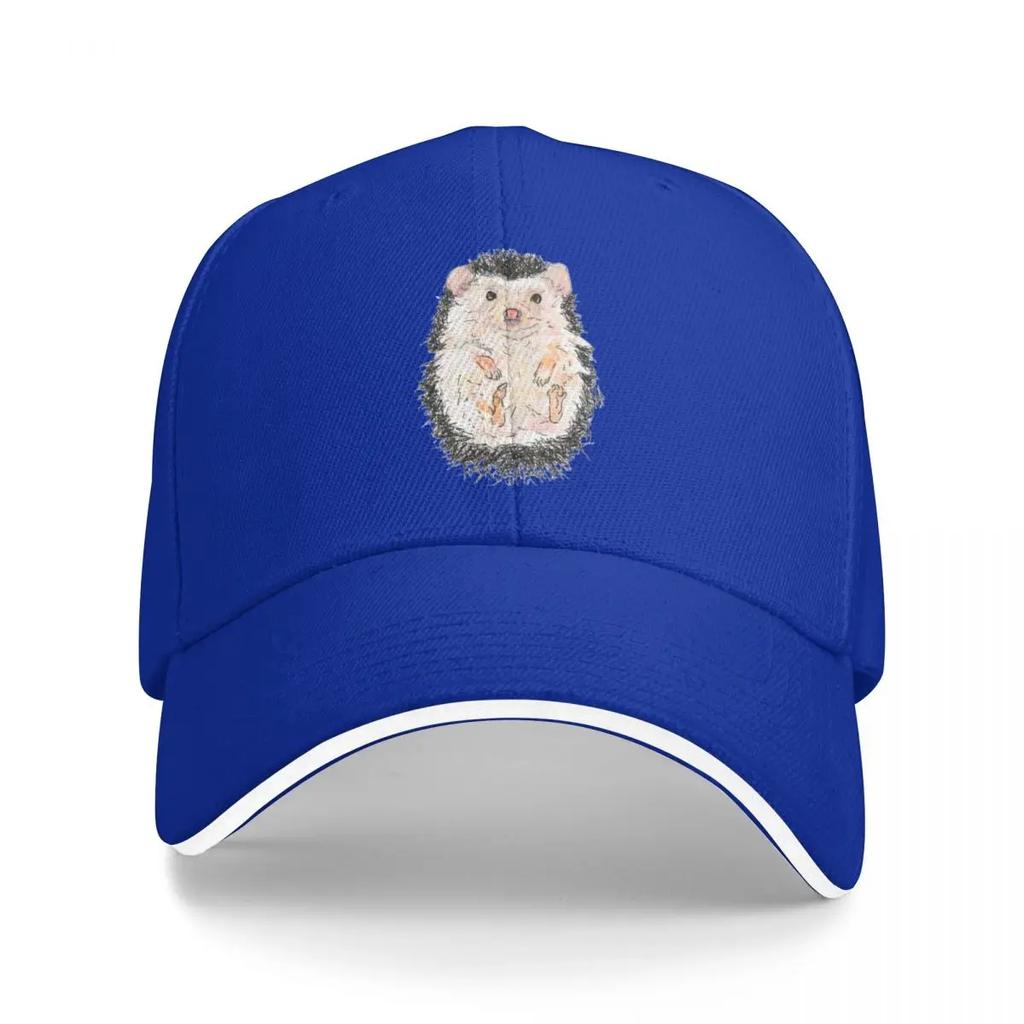 Hedgehog on its back (Hand Drawn Design) Baseball Cap Vintage Golf Hat hard hat For Women 2025 Men's