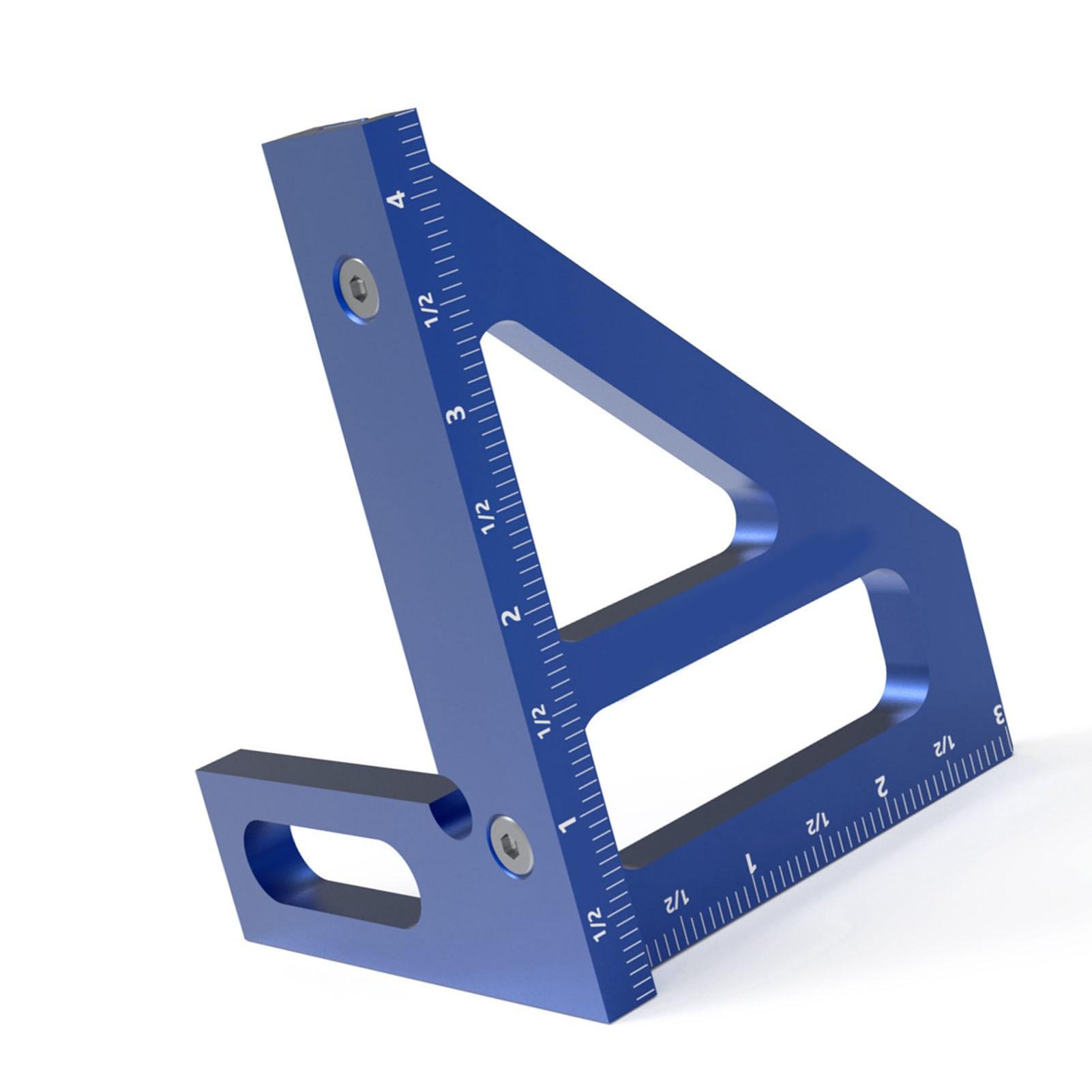 Multi Angle Measuring Ruler 45 90 Degree Angle Gauge Woodworking Line Drawing Miter Scriber