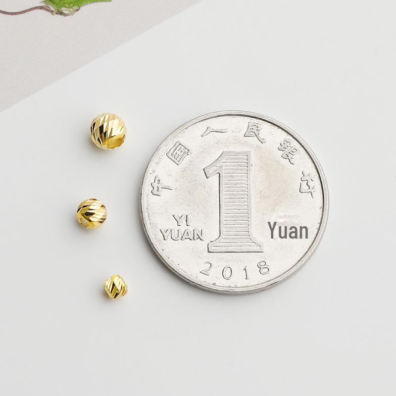 S925 Sterlingsilber Köper Spacer Perlen für DIY Armband- & Halsketten-Schmuck