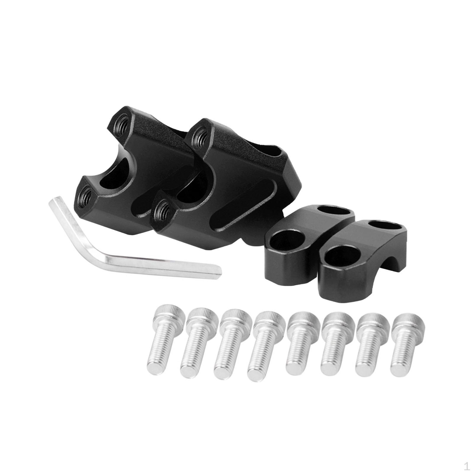 

Motorcycle Handlebar Risers Aluminum 22mm 7/8 inch for Honda Msx125 Silvery