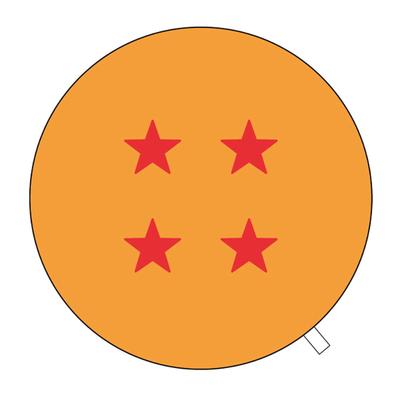K Company Dragon Ball DAIMA Four Star Ball Cushion DBD-4SC