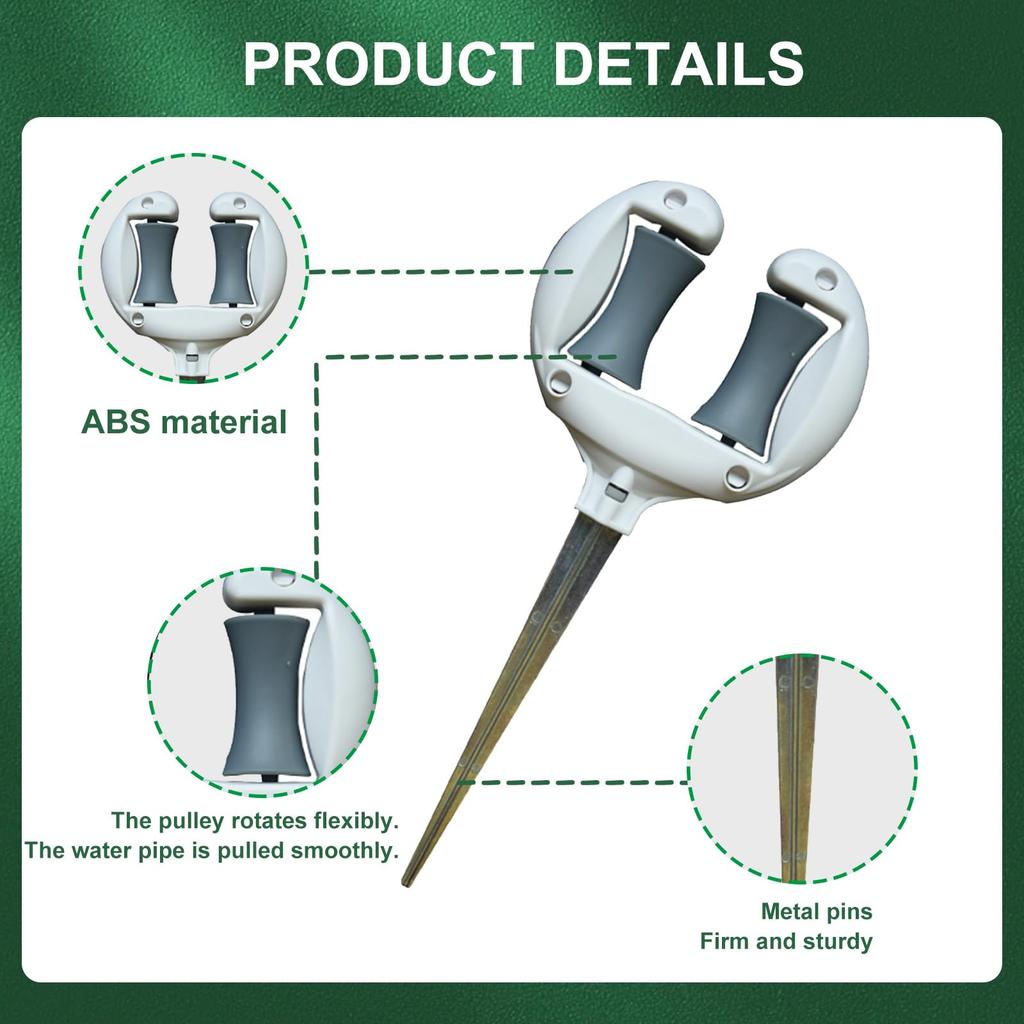 Gartenschlauchhalter Bewässerungsschlauchständer Outdoor Pflanzen Bewässerungsschlauchführung Organizer für Hofpflanzen