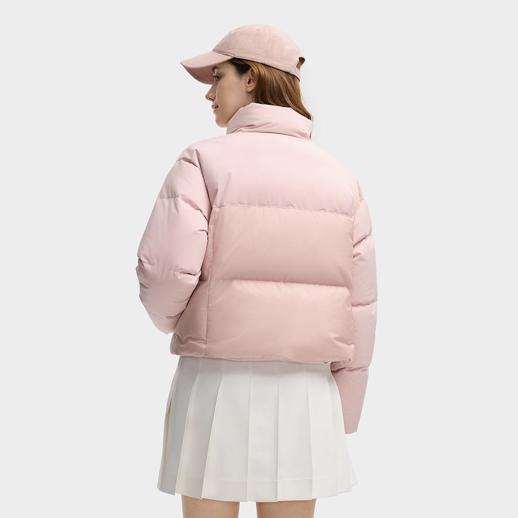 FILA Original RGB Multicolor Fashionable Personality Trendy Simple Classic Sweet Cute Casual Versatile Padded Short Down Jacket F11W549915FPK