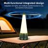 Outdoor Fly Fan with LED Light USB Rechargeable Portable Mosquito Repellent Fan Electric Fly Repeller for BBQ Picnic Parties