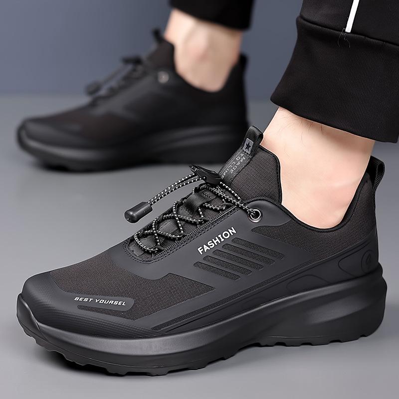 2025 Men s Cross-Border Mesh Breathable Outdoor Hiking & Running Shoes 39 чёрный