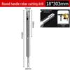 Li Shu Multi-Flute Hammer Drill Bits for Concrete & Rebar, Round Shank, Two Holes, Two Grooves