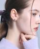 L'Ombrillant Apple Heart Silver Earrings