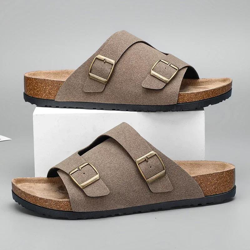 Crox Style Man Summer Slippers for Men Flat Sandals Men 2024 Men's Summer Shoes Sale Replica Brand Sandals Low Price Shoe Sandal