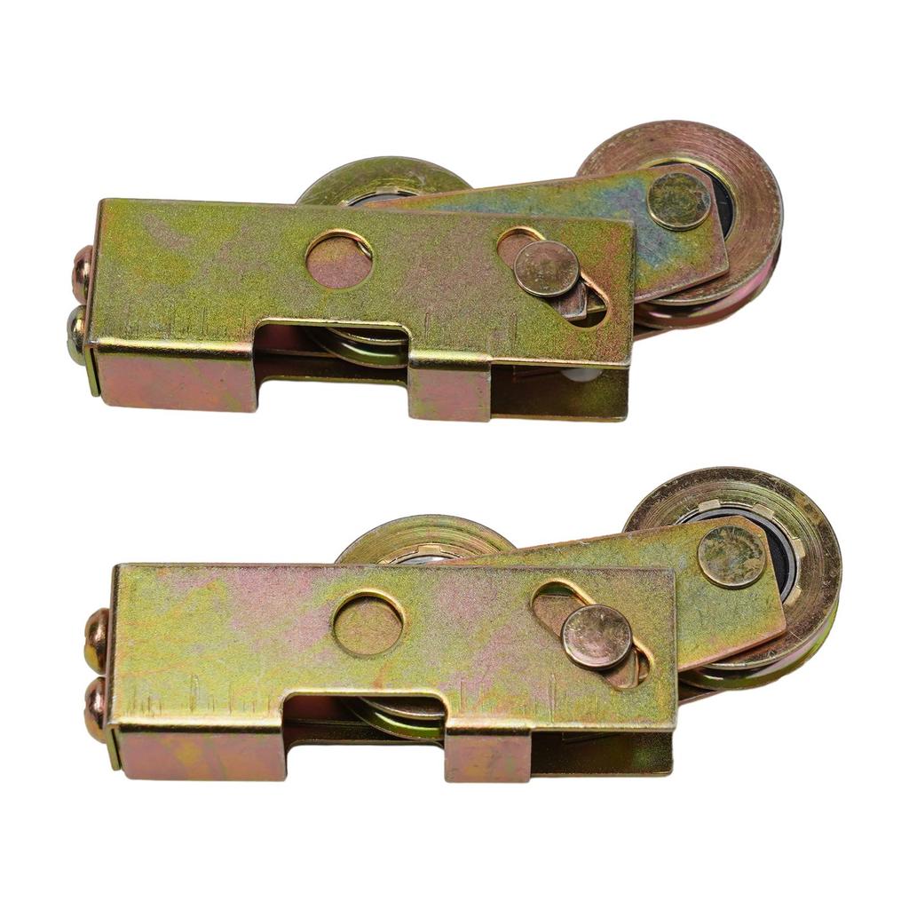 2pcs Tandem Sliding Door Roller Lifting Wheel Aluminium Door Window Pulley Bearing Rollers Wheel Furniture Hardware